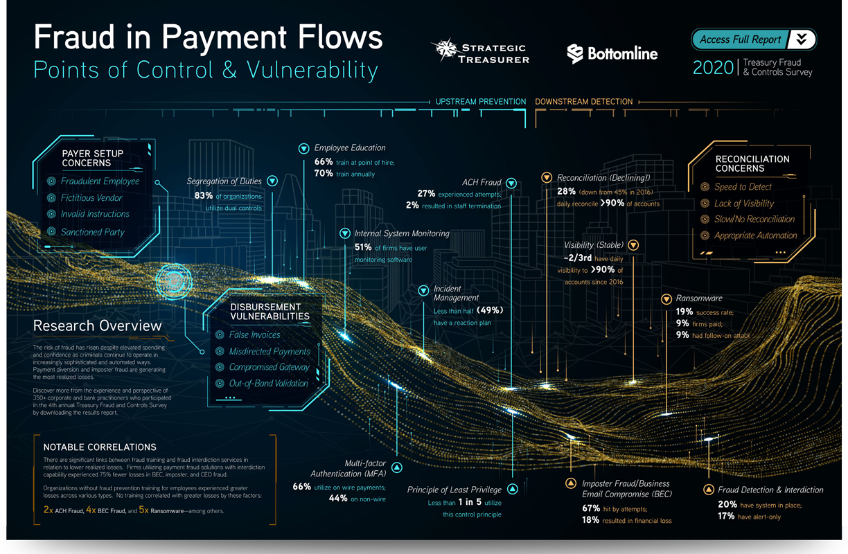 2020 Treasury Fraud & Controls Infographic