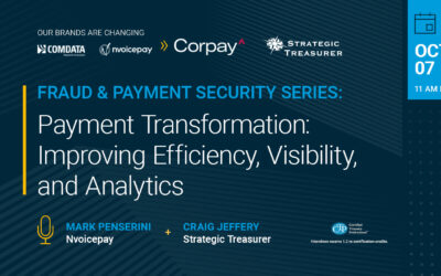 Webinar: Payment Transformation: Improving AP Efficiency, Visibility, and Analytics | October 7