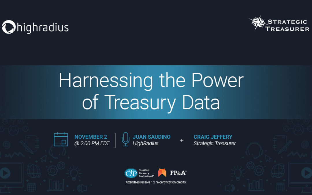 Webinar: Harnessing the Power of Treasury Data | November 2