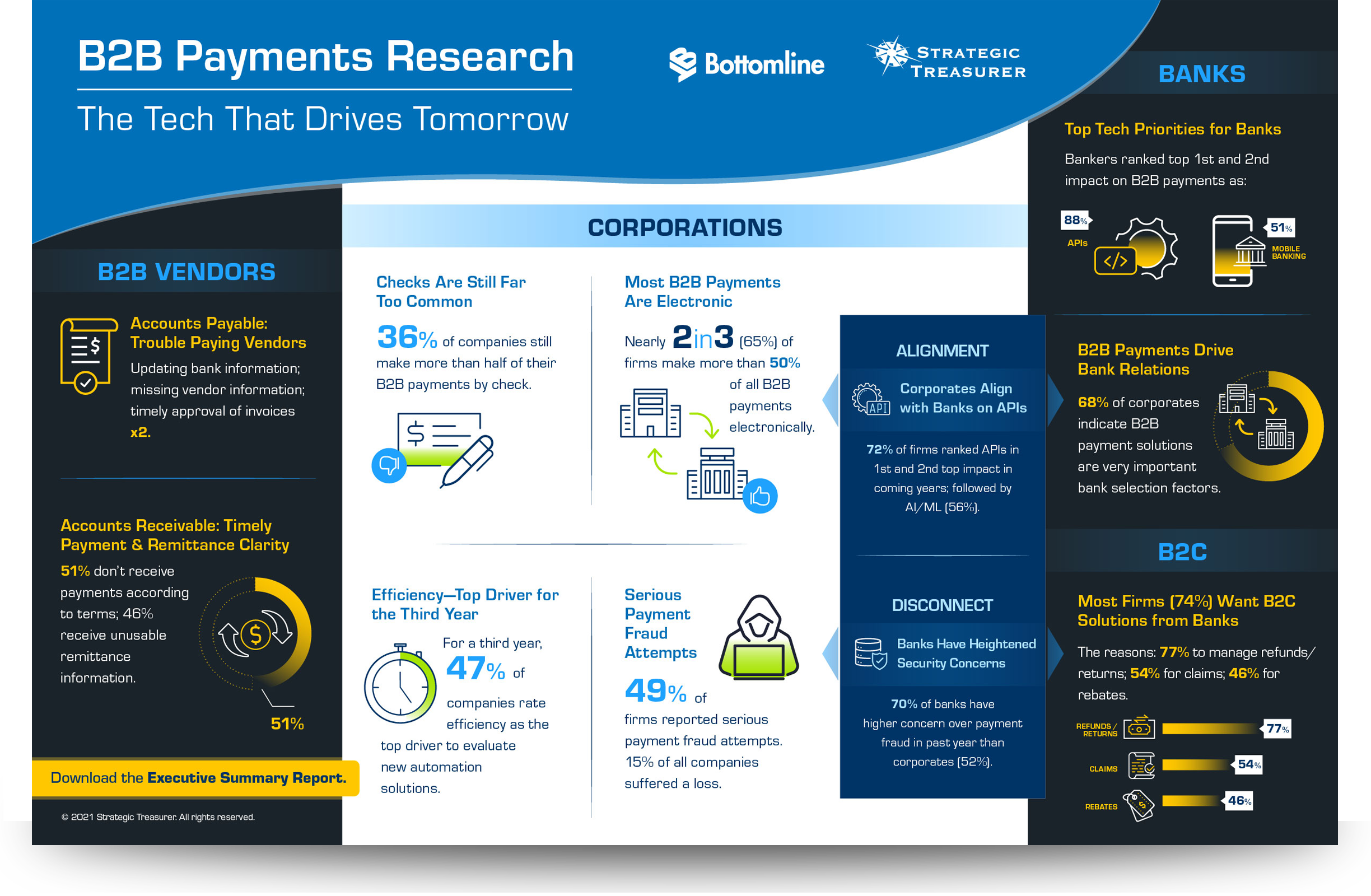 2021 B2B Payments Infographic