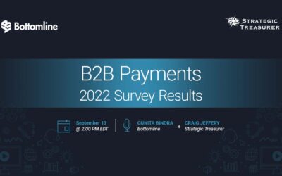 Webinar: B2B Payments:  2022 Survey Results | September 13