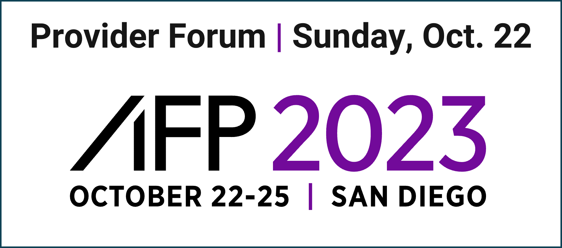 2023 Provider Forum