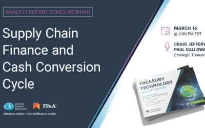 Webinar: Analyst Report Series: Supply Chain Finance & Cash Conversion Cycle | March 16