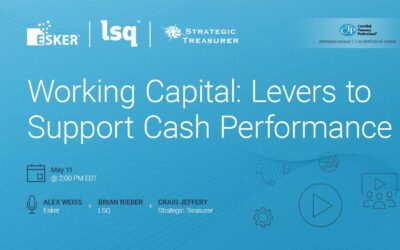 Webinar: Working Capital: Levers to Support Cash Performance | May 11