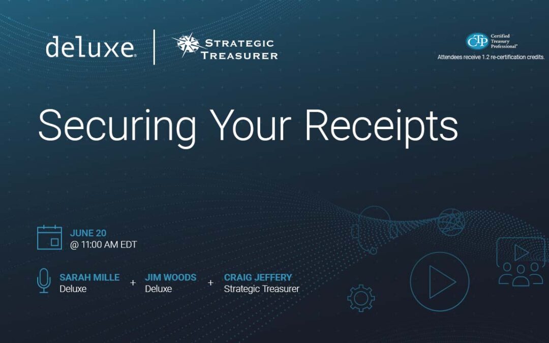 Webinar: Securing Your Receipts | June 20