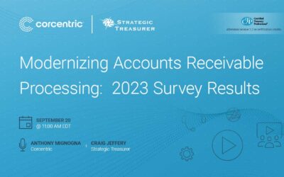 Webinar: Modernizing Accounts Receivable Processing:  2023 Survey Results | September 20