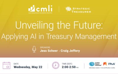 Webinar: Unveiling the Future: Applying AI in Treasury Management | May 22