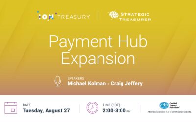 Webinar: Payment Hub Expansion | August 27