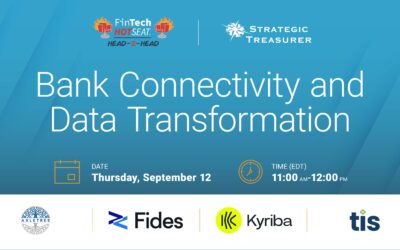 Fintech Hotseat Head-to-Head:  Bank Connectivity and Data Transformation | September 12