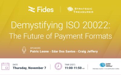 Webinar: Demystifying ISO 20022: The Future of Payment Formats | November 7