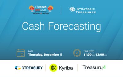 Fintech Hotseat Head-to-Head:  Cash Forecasting | December 5