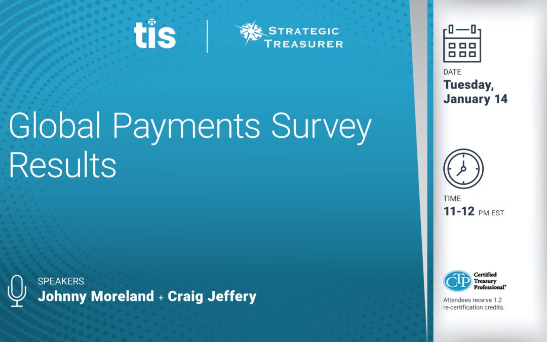 Webinar: Global Payments Survey Results | January 14