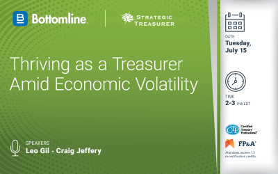 Webinar: Thriving as a Treasurer Amid Economic Volatility | July 15