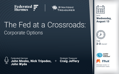 Webinar: The Fed at a Crossroads: Corporate Options | August 13
