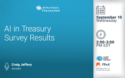 Webinar: AI in Treasury Survey Results | September 10