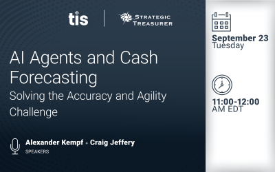 Webinar: AI Agents and Cash Forecasting: Solving the Accuracy and Agility Challenge | September 23