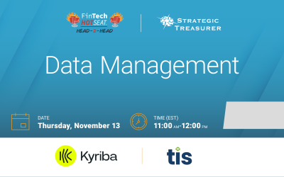 Fintech Hotseat Head-2-Head: Data Management | November 13