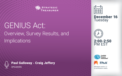Webinar: GENIUS Act: Overview, Survey Results, and Implications | December 16
