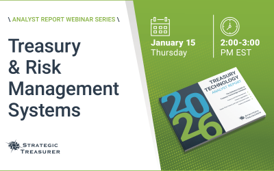 Webinar: Treasury & Risk Management Systems | January 15