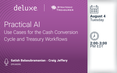 Webinar: Practical AI: Use Cases for the Cash Conversion Cycle and Treasury Workflows | August 4