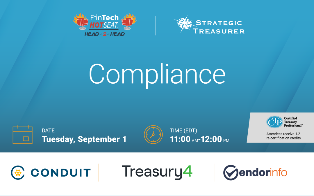 Fintech Hotseat Head-2-Head: Compliance | September 1