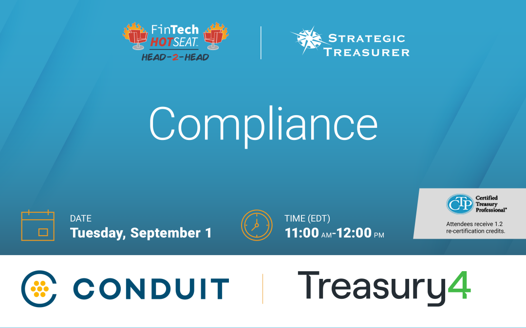 Fintech Hotseat Head-2-Head: Compliance | September 1