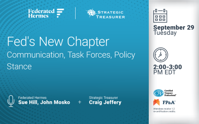 Webinar: Fed’s New Chapter: Communication, Task Forces, Policy Stance | September 29
