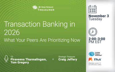 Webinar: Transaction Banking in 2026: What Your Peers Are Prioritizing Now | November 3