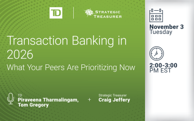 Webinar: Transaction Banking in 2026: What Your Peers Are Prioritizing Now | November 3