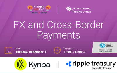 Fintech Hotseat Head-2-Head: FX and Cross-Border Payments | 1 December