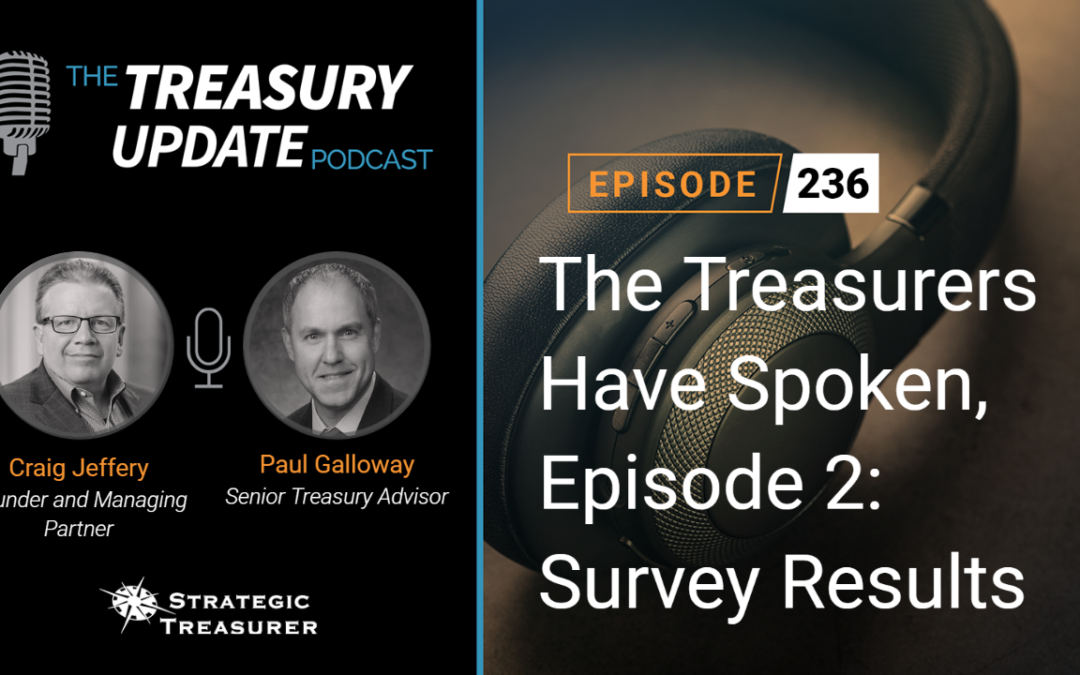 #236 – The Treasurers Have Spoken, Episode 2: Survey Results on Payment Hubs and Treasury Aggregators