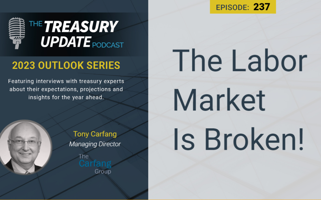 #237 – 2023 Outlook Series: The Labor Market Is Broken with Tony Carfang (The Carfang Group)