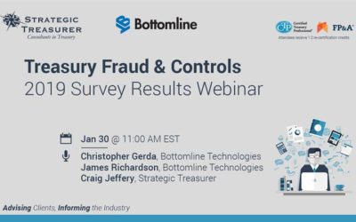 2019 Treasury Fraud & Controls Survey Results Webinar