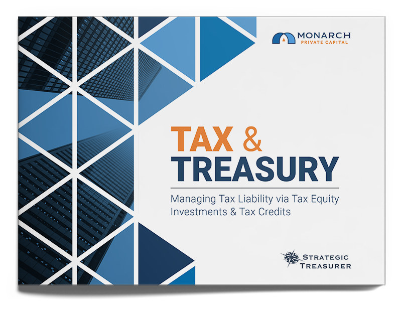 Tax & Treasury – Managing Tax Liability via Tax Equity Investments and Tax Credits