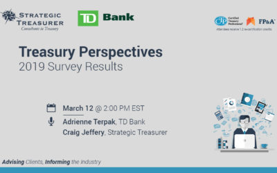 2019 Treasury Perspectives Survey Results Webinar