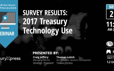 Survey Results: 2017 Treasury Technology Use [Webinar with TreasuryXpress]