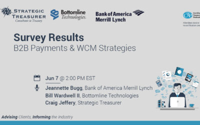Survey Results: B2B Payments & WCM Strategies [Webinar with Bank of America Merrill Lynch & Bottomline Technologies]