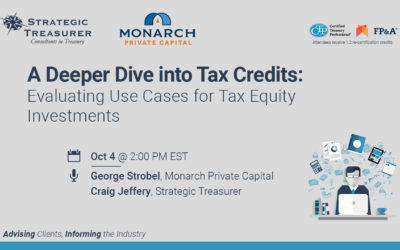 A Deeper Dive into Tax Credits: Evaluating Use Cases for Tax Equity Investments