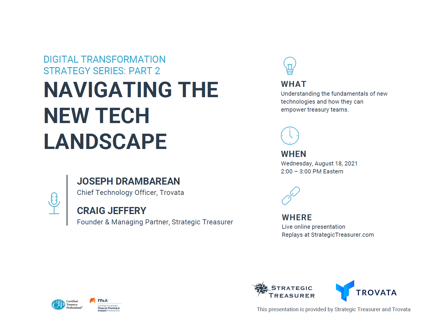 Navigating the New Tech Landscape | On-Demand Webinar
