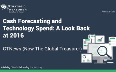 Cash Forecasting and Technology Spend: A Look Back at 2016