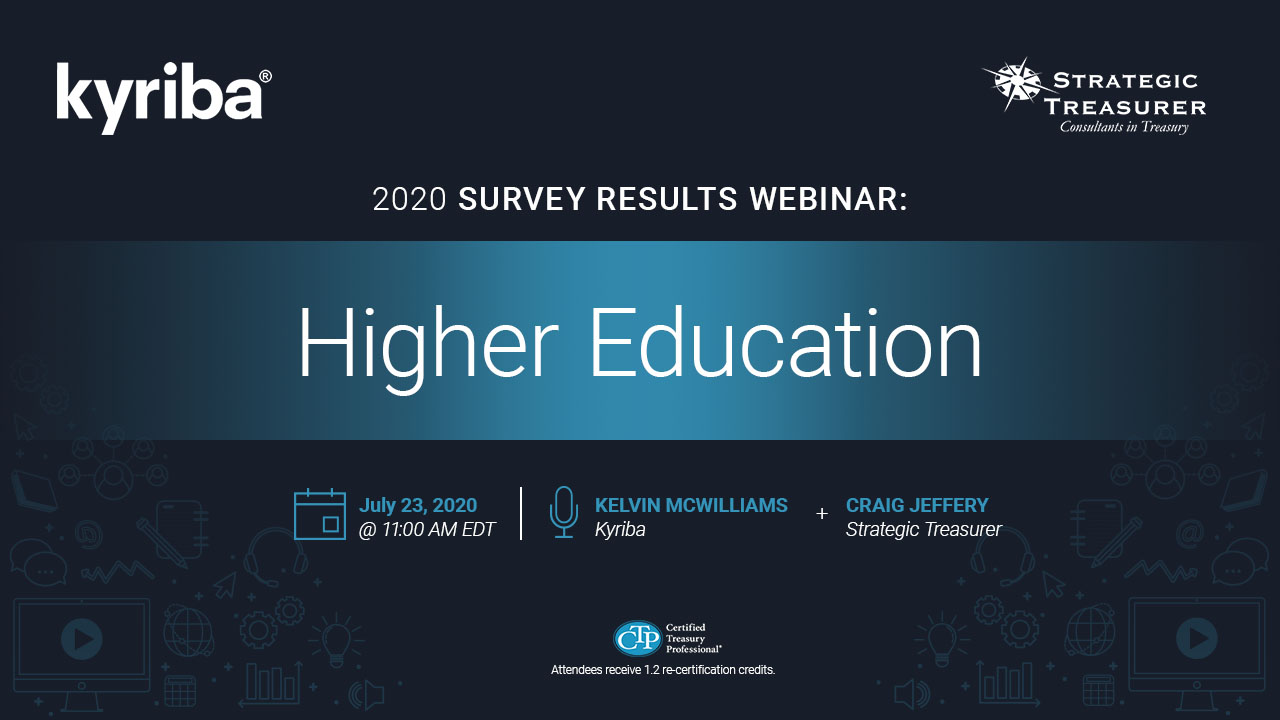 Higher Education: 2020 Survey Results Webinar